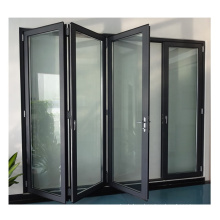 Grey color 2020 hot sale product tempered clear glass aluminium folding door price